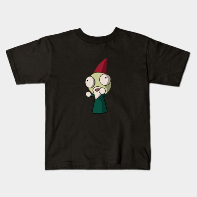 Invader Zim Gnome Kids T-Shirt by OreFather